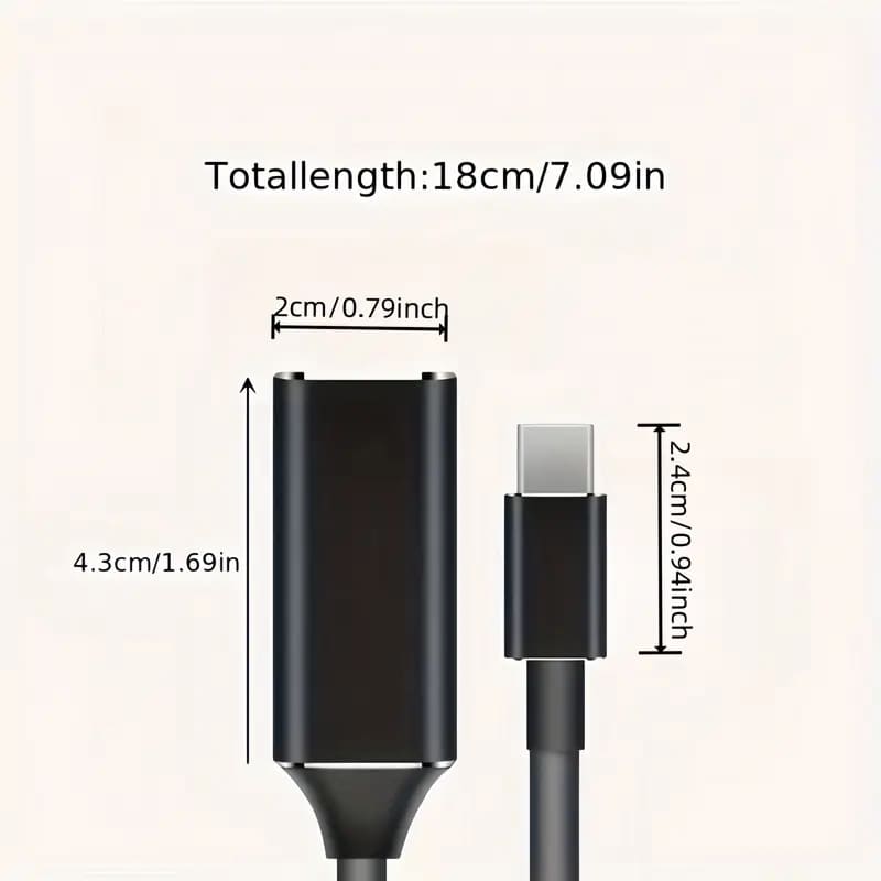 Type-c to hdmi adapter - hdmi cables electronics & accessories electronics