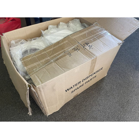Large box of water cooler parts - water cooler accessories cooler - home & living - kitchen - kitchen & cooking - water
