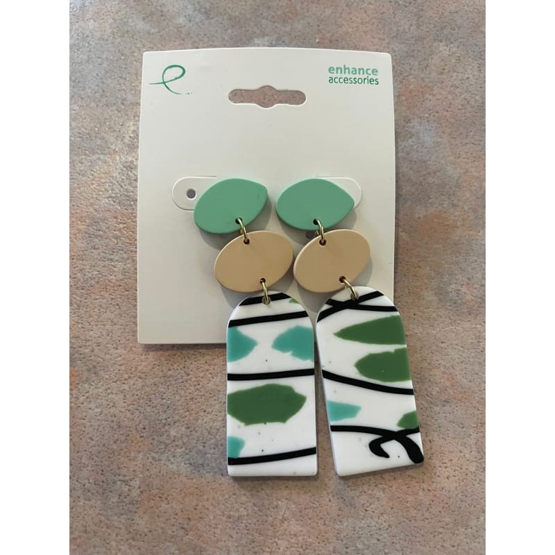 Beautiful unique acrylic earrings - 1/2 price! - earrings earrings - jewelry fashion accessories