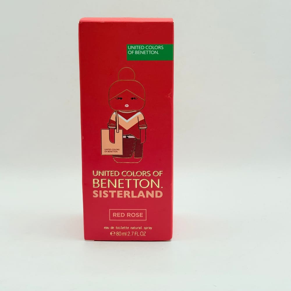 United colors of benetton. Sisterland red rose eau de toilette 80ml - eaux de toilette health and wellness
