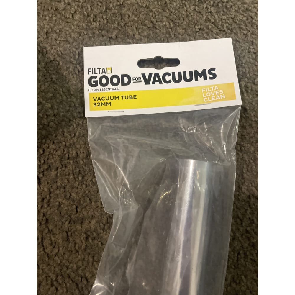 Filta vacuum pipe – 32 mm chrome - vacuum accessories home & living - pipe - vacuum accessories home&living materials