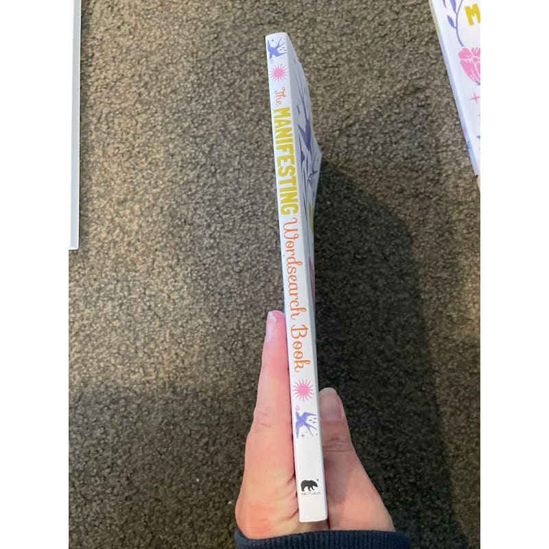 Brand new - the manifesting wordsearch book - print books activity book - book - puzzle printed media