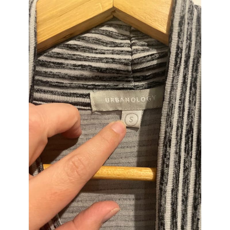 Urbanology size s drape front cardi *as new* - cardigans cardigan - clothing & fashion - condition: used - long sleeve