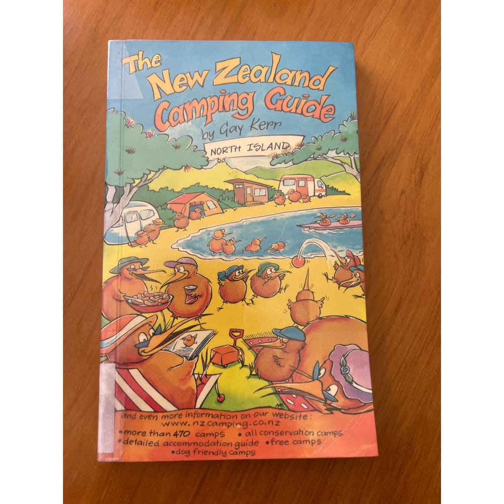 The new zealand camping guide: north island by gay kerr - print books book - condition: used - guide - travel printed