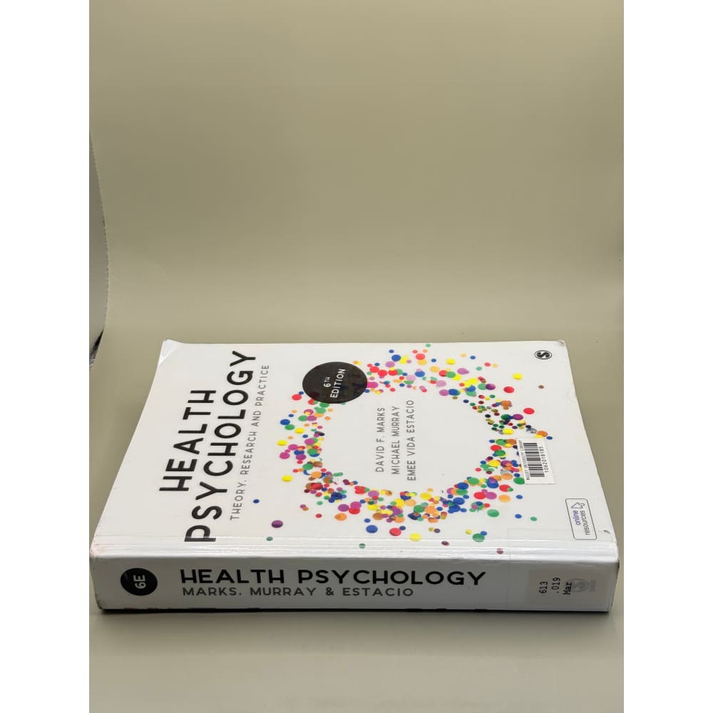 Health psychology: theory research and practice (6th edition) - e-books condition: used printed media