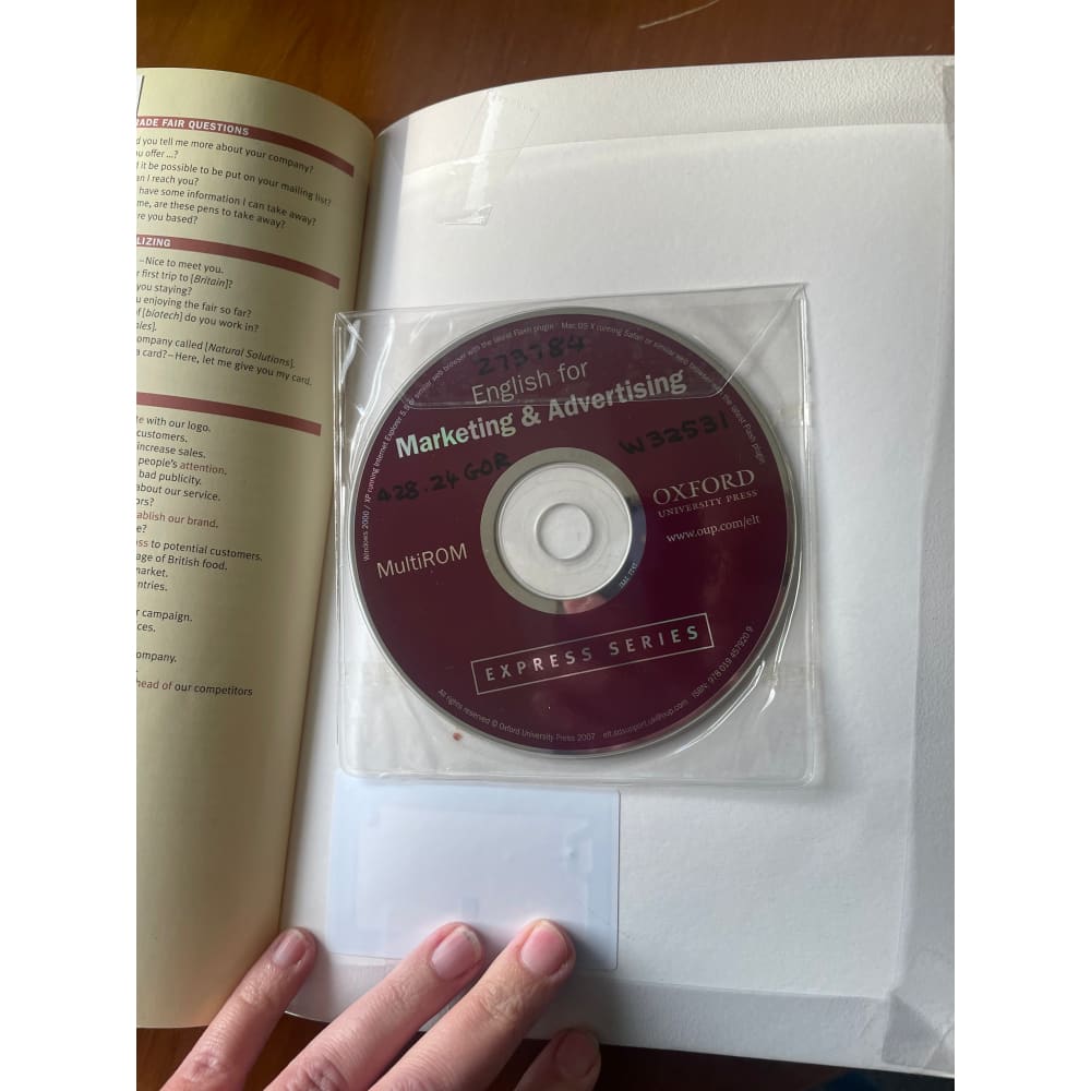 English for marketing & advertising - sylee gore - print books book - condition: used - educational - language printed