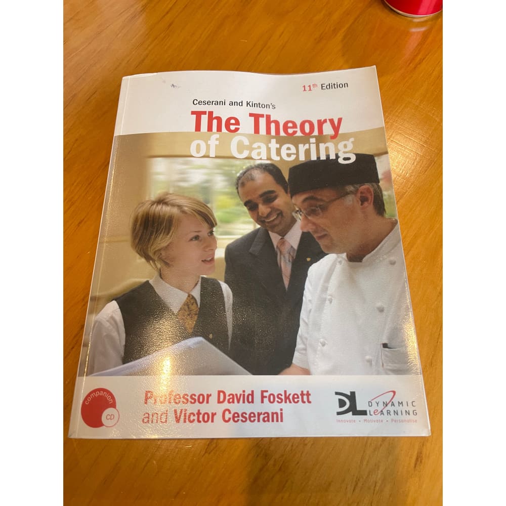 The theory of catering - print books book - condition: used - cooking - education printed media