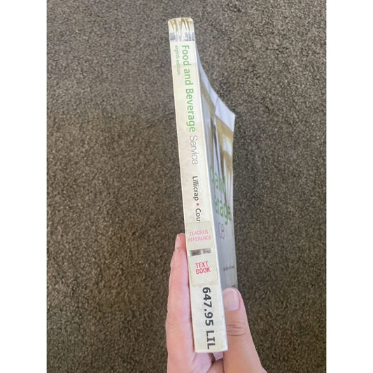 Food and beverage service: eighth edition - print books book - condition: used - food & beverage printed media