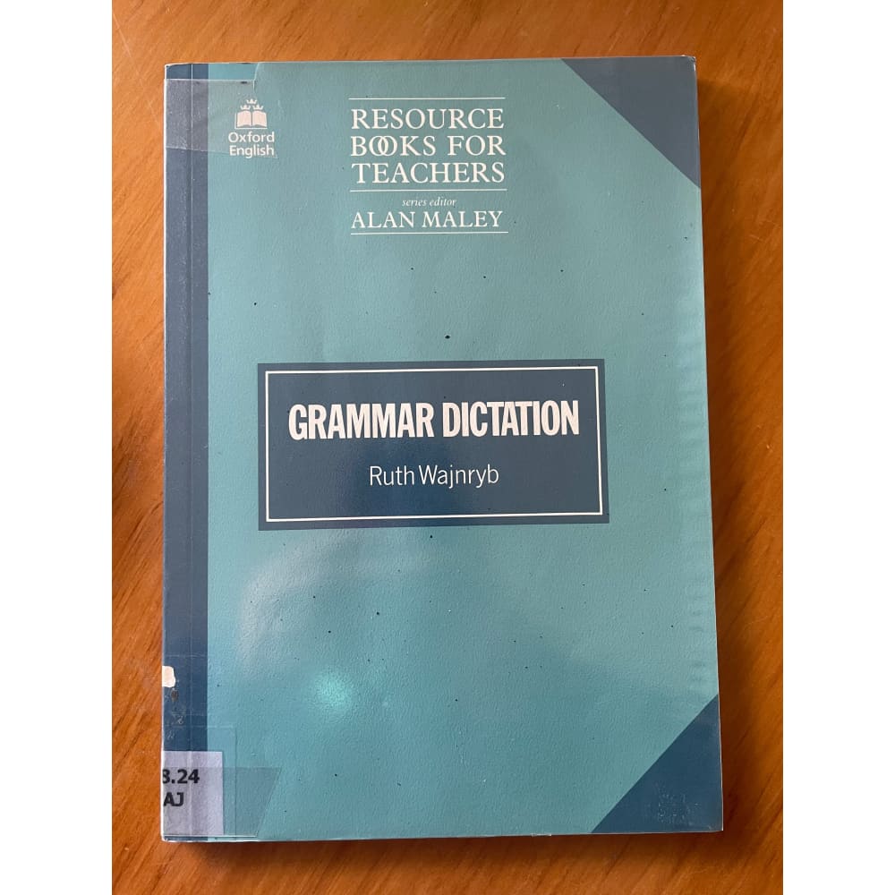 Grammar dictation - ruth wajnryb - print books book - communication - condition: used - education - educational printed