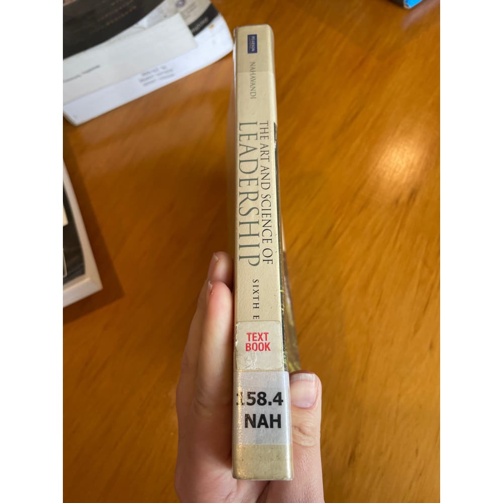 The art and science of leadership - print books book - business - condition: used - leadership printed media