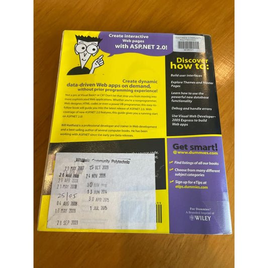 Asp.net 2.0 for dummies - print books book - condition: used - programming - technical printed media