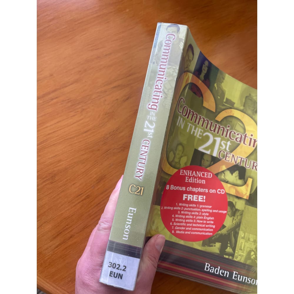 Communicating in the 21st century - print books book - communication - condition: used - non-fiction printed media