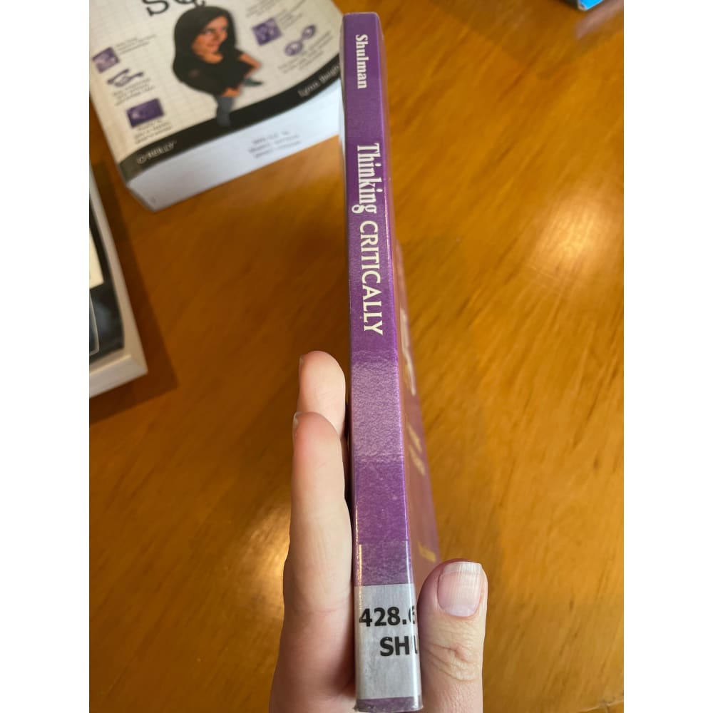 Thinking critically - world issues for reading writing and research - print books book - condition: used - education