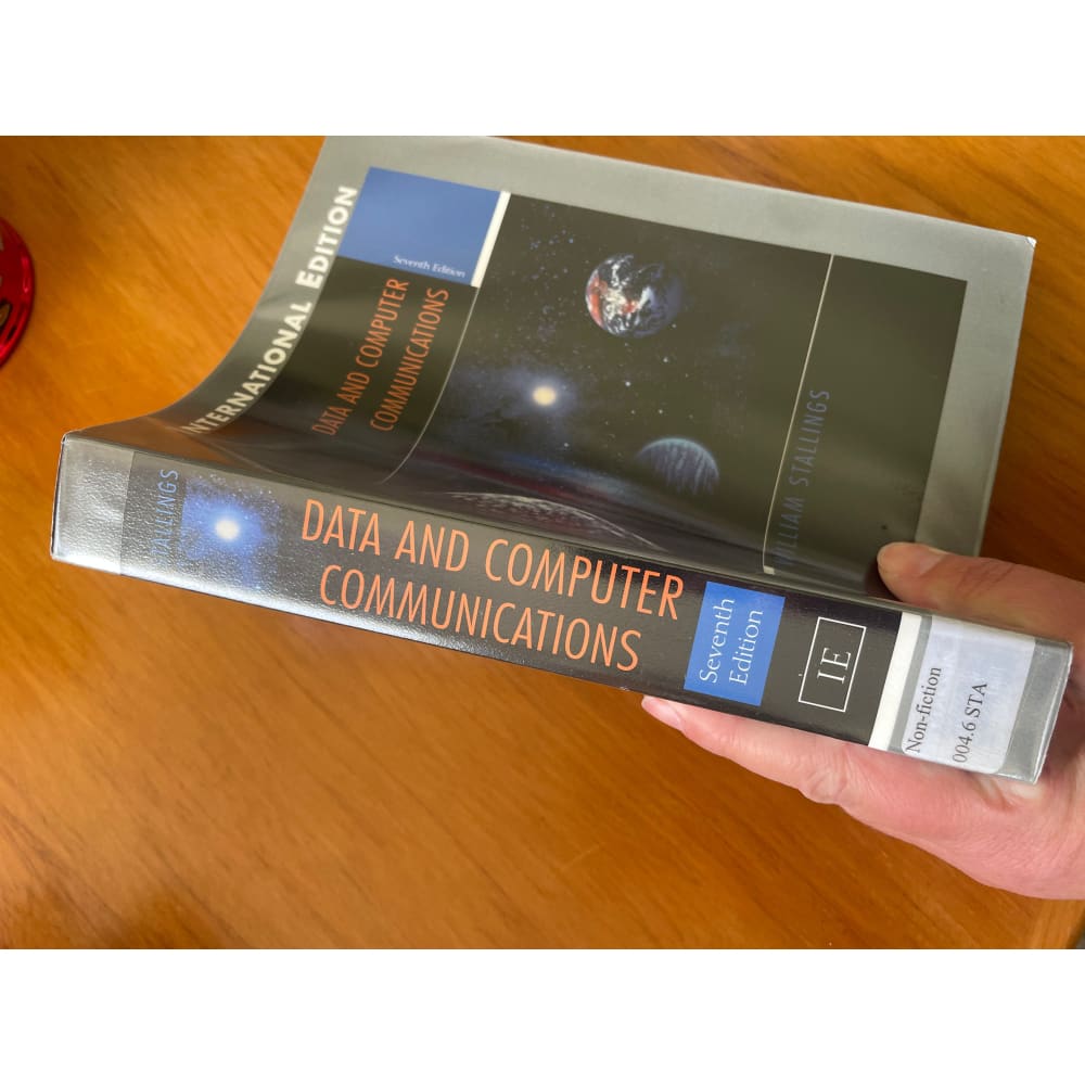 Data and computer communications - william stallings - print books book - condition: used - networking - technology