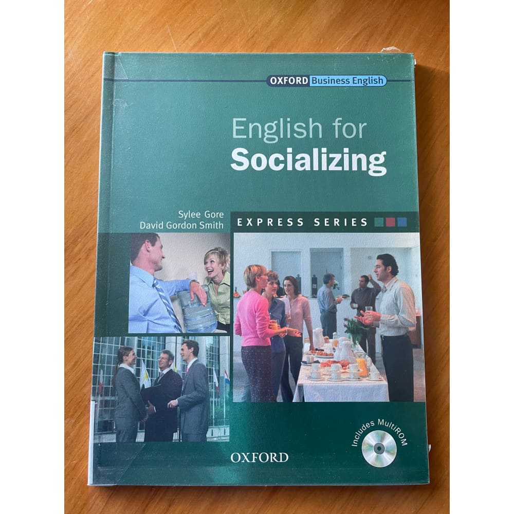 English for socializing - sylee gore & david gordon smith - print books book - condition: used - educational - language