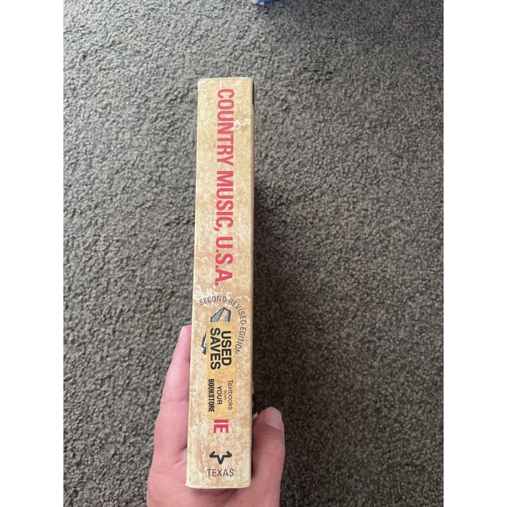 Country music u.s.a. - bill c. Malone - print books book - condition: used - music - non-fiction printed media