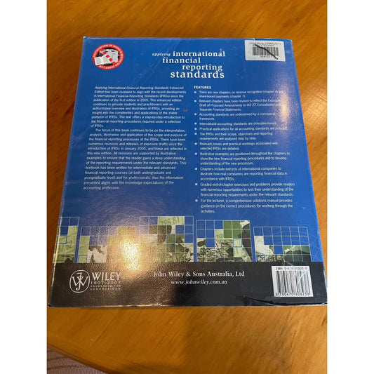 Applying international financial reporting standards - print books accounting - book - condition: used - finance