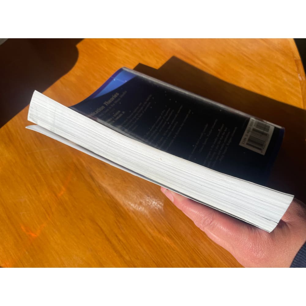Communication theories - origins methods and uses in the mass media - print books book - condition: used - fiction
