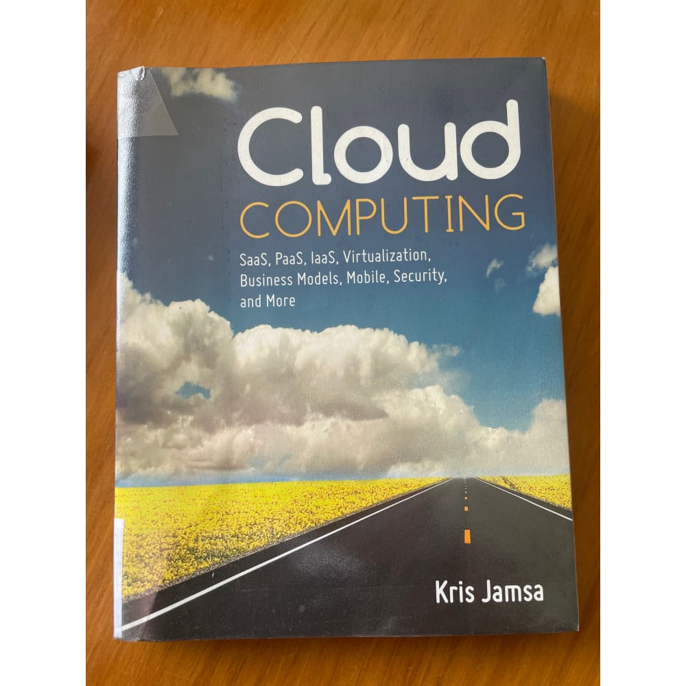 Cloud computing - kris jamsa - print books book - condition: used - non-fiction - technology printed media