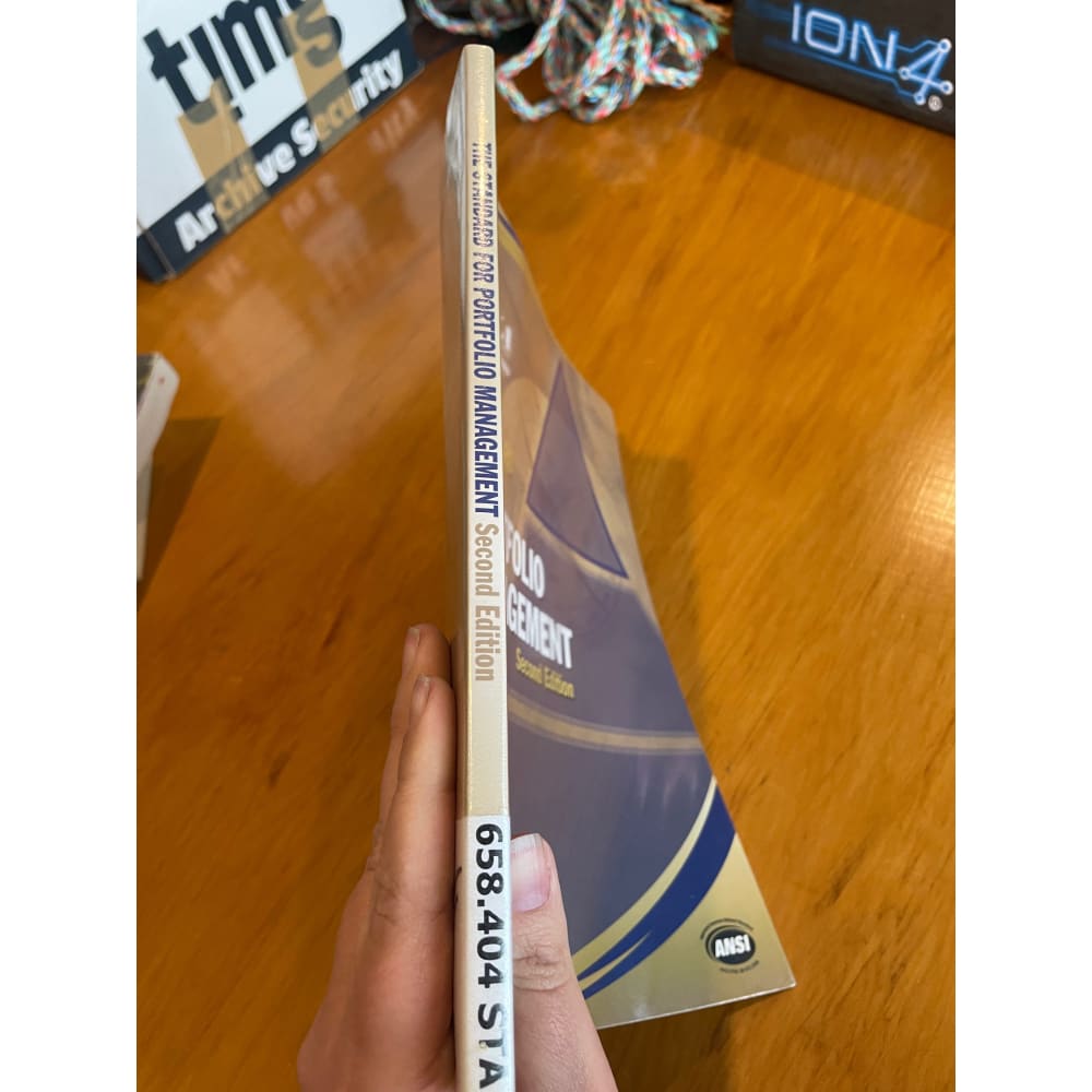 The standard for portfolio management - second edition - print books book - business - condition: used - management