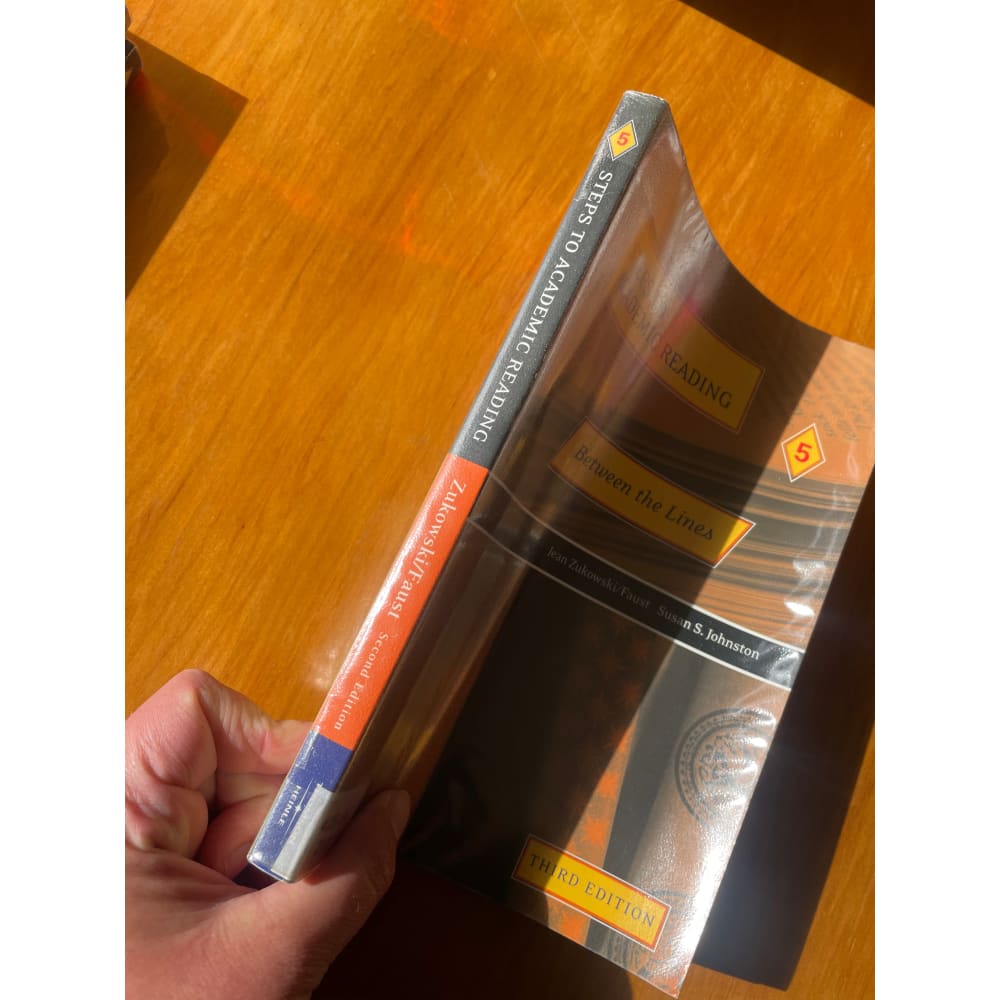 Steps to acedamic reading - between the lines - print books book - condition: used - education printed media