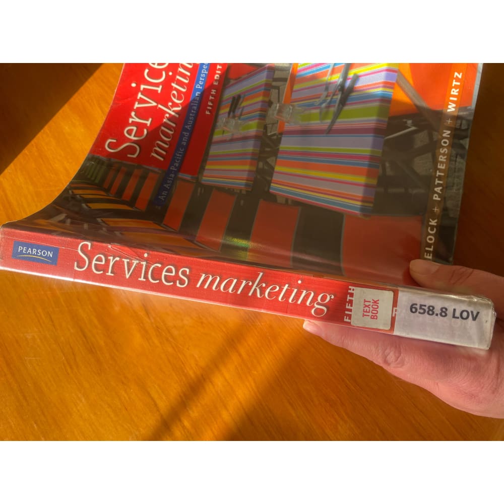 Services marketing - an asia-pacific and australian perspective - print books book - business - condition: used