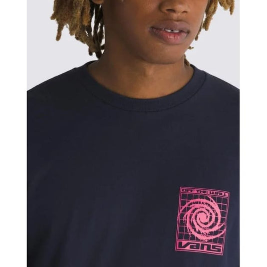 Vans size s logo space long sleeve t-shirt - t-shirts tops men’s apparel