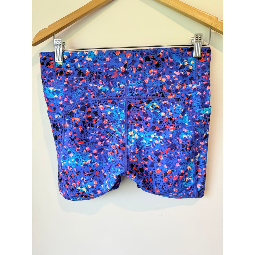 Abi and joseph size l run swim active dual pocket vera core short touch the sky print - shorts bottom women’s apparel