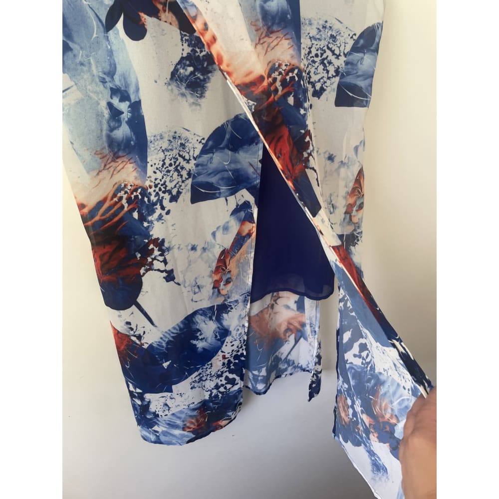Vertice (nz) size 10 tunic – crossover back with side splits | excellent condition - tank tops blouse - clothing &