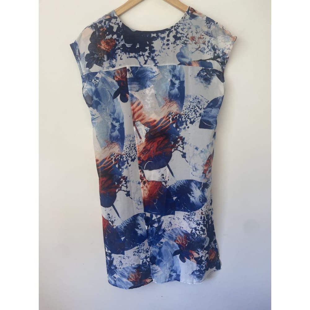 Vertice (nz) size 10 tunic – crossover back with side splits | excellent condition - tank tops blouse - clothing &