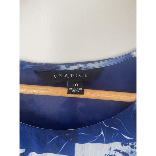 Vertice (nz) size 10 tunic – crossover back with side splits | excellent condition - tank tops blouse - clothing &
