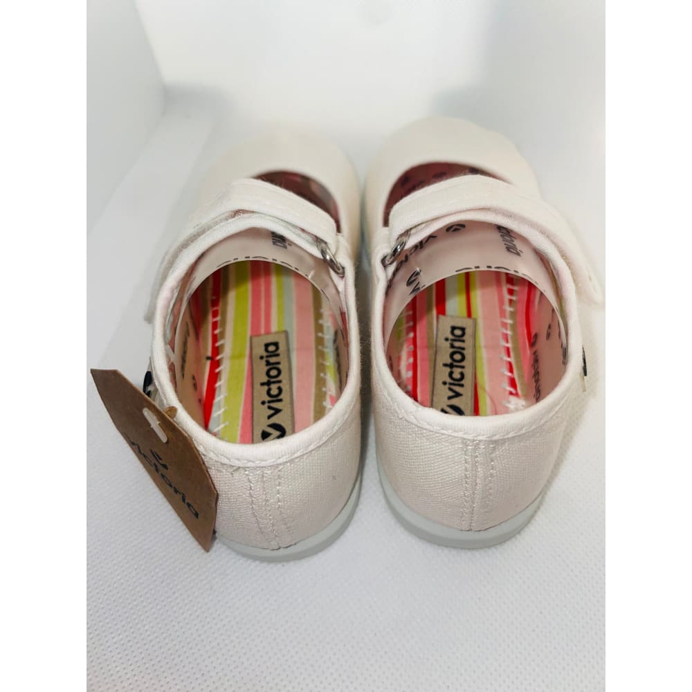 Victoria size 25 white flats for kids – soft & comfy everyday footwear - baby & toddler shoes kids - shoes children’s