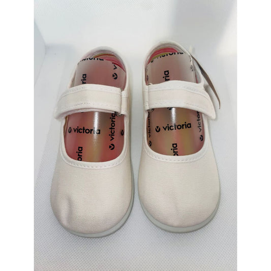 Victoria size 25 white flats for kids – soft & comfy everyday footwear - baby & toddler shoes kids - shoes children’s