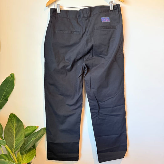Victory size 32 men’s classic cotton chinos - black - chinos bottoms men’s apparel