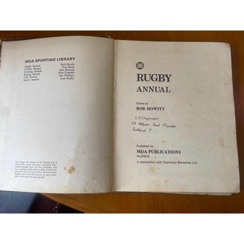 Db rugby annual 1975 edited by bob howitt - magazines condition: used printed media