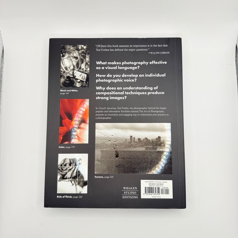 Visually speaking mastering the art of photography by ted forbes - print books printed media