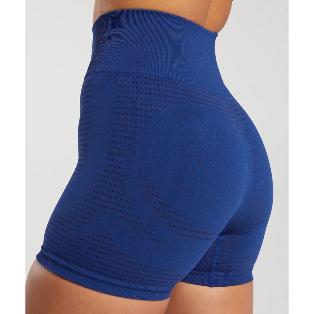 Gymshark size m vital seamless 2.0 shorts blue - shorts special categories women’s apparel