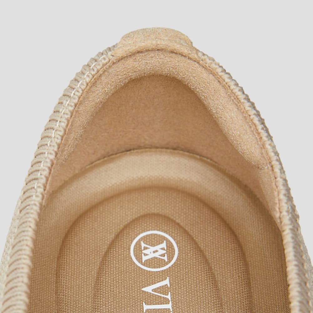 Vivaia almond-toe ballet flats (tamia 2.0) – almond black – size 8 - flats what’s new printed media