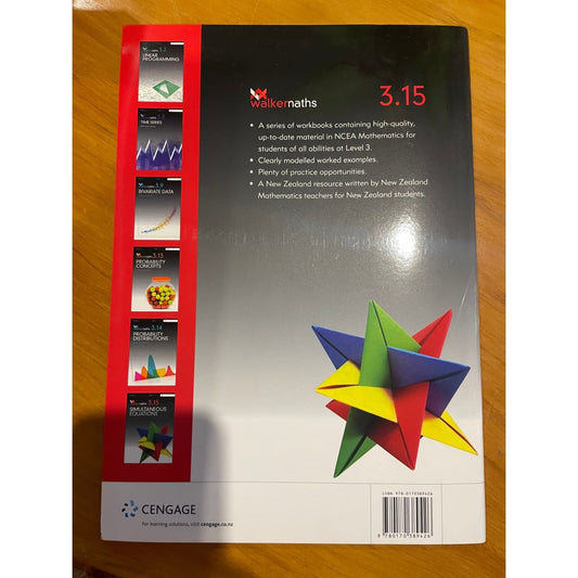 Walker maths senior 3. 15 simultaneous equations workbook - print books printed media