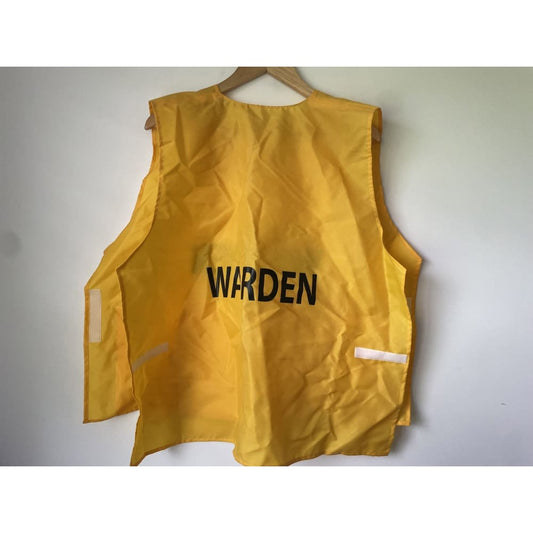 Warden vest – adjustable fit with velcro sides | brand new but with marks - work safety harnesses home & living - vest