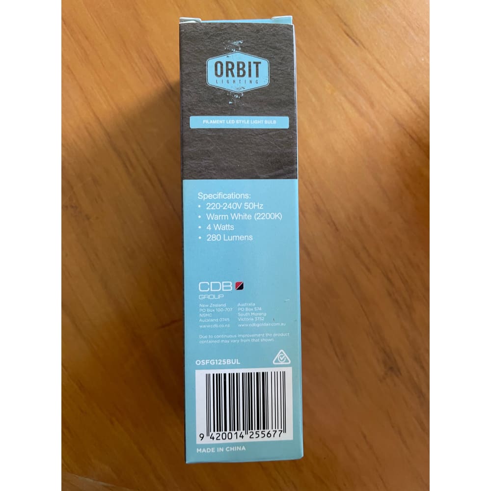 Orbit e27 t30 4w filament led style light bulb - led light bulbs electronics & accessories electronics