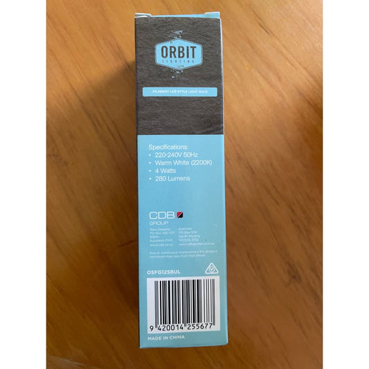 Orbit e27 t30 4w filament led style light bulb - led light bulbs electronics & accessories electronics