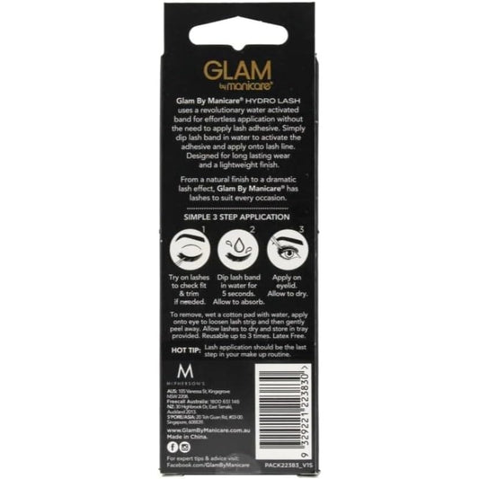 Manicare glam hydro lash intense - naomi - false eyelash accessories eye - face & eye care - false eyelash women’s