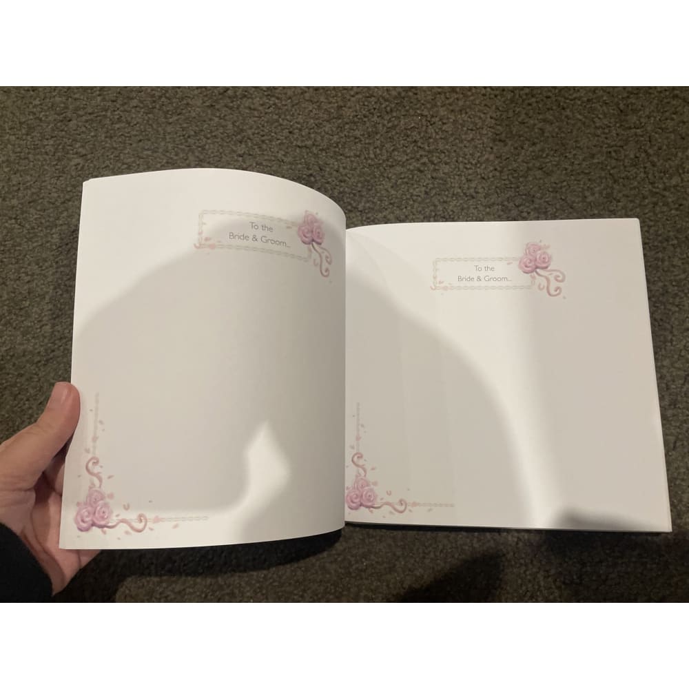 Carte blanche me to you wedding guest book - print books seasonal & holidays decorations - wedding supplies seasonal &