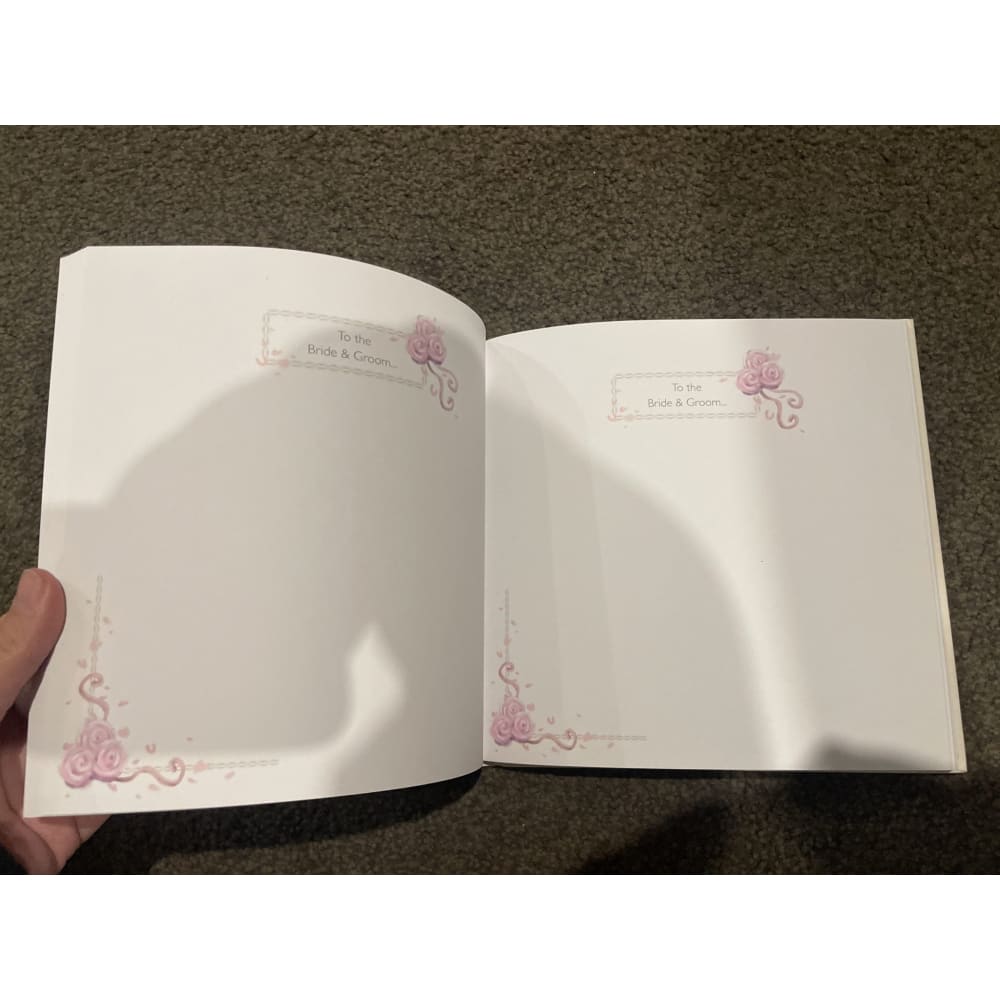 Carte blanche me to you wedding guest book - print books seasonal & holidays decorations - wedding supplies seasonal &