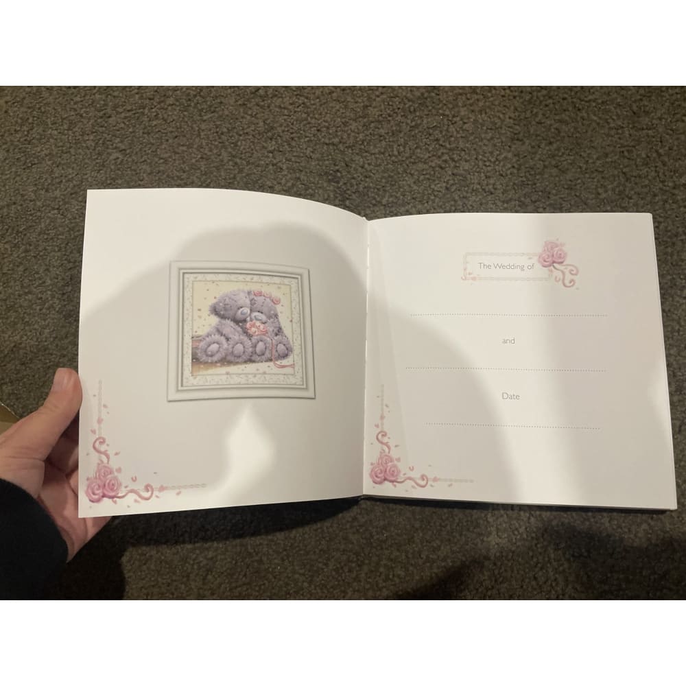 Carte blanche me to you wedding guest book - print books seasonal & holidays decorations - wedding supplies seasonal &