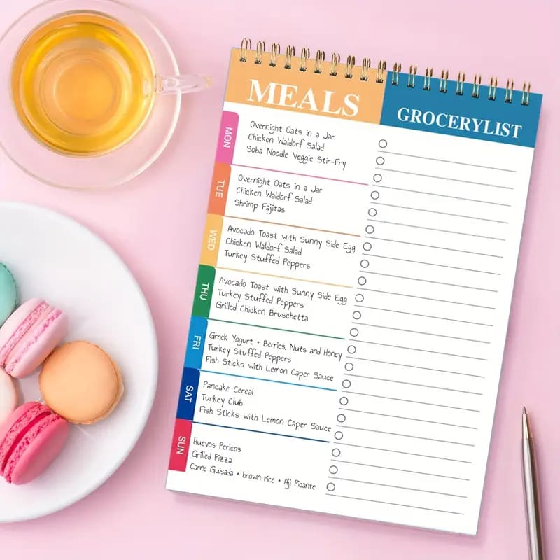 Meal planning notebook - organizers home&living materials