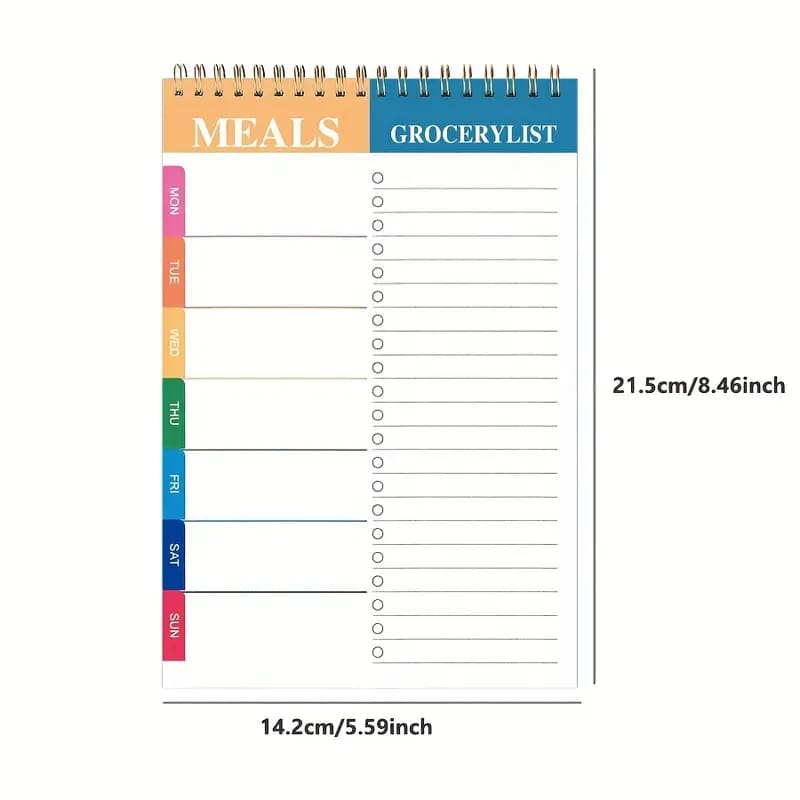 Meal planning notebook - organizers home&living materials