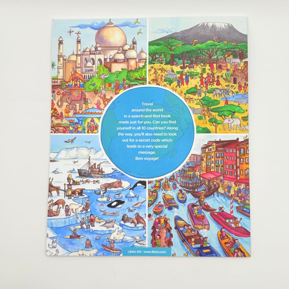 Where’s izzy? My search-and-find world trip | personalised adventure book | lost freight | great condition - print