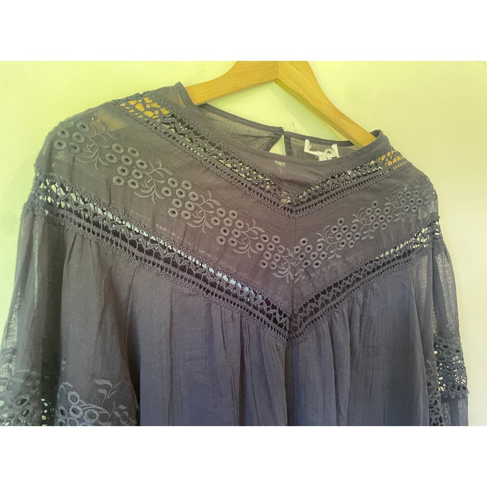Whistle cotton lace top – size 10 (brand new cut-label) - blouses blouse - bnew label cut branded clothing - clothing &